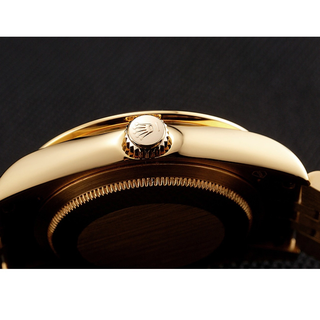 Aaa replica watch Datejust Dial 1454098 Gold Rolex Bezel Diamond Jubilee Swiss Champagne Bracelet 0711